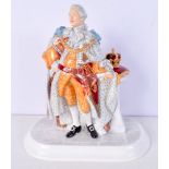 Boxed Royal Doulton 200 year Centenary figure King George III signed Certificate 92/250 HN5746 32 c