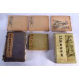 SIX 19TH/20TH CENTURY CHINESE BOOKS in various forms and sizes. (6)