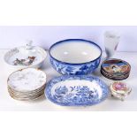 A collection of ceramics, Limoges etc (17)