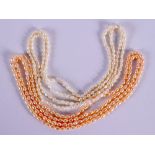 A PEARL NECKLACE. 37 grams. 98 cm long.