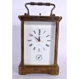 A MATTHEW NORMAN REPEATING CARRIAGE CLOCK. 17 cm high inc handle.