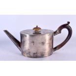 A GEORGE III SILVER TEAPOT. London 1781. 442 grams. 26 cm x 9.5 cm.