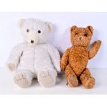 A vintage Deans soft bear together with another bear 50cm (2).