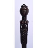 A SOLOMON ISLANDS TRIBAL CHIEFS ORATOR STAFF. 83 cm long.