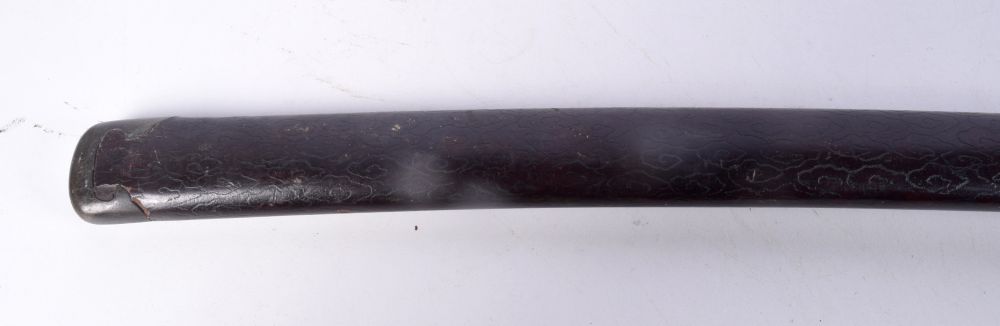 A 19th Century Samurai sword 87 cm . - Bild 4 aus 8