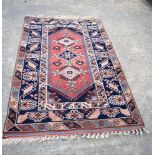 A South East Caucasian Shirvan rug 200 x 118 cm