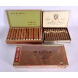 THREE BOXES OF CIGARS Williem II enorm, Cogetama & Havan Real Al Pedro. (qty)