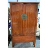 A VERY RARE EARLY 18TH CENTURY CHINESE CUPBOARD, Cedar Wood (Nanmu), Shanxi Province