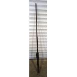 An antique matchlock musket 169 cm.