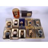 TWELVE OLD STOCK VINTAGE WATCHES. (12)