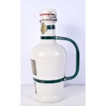 A large vintage Harrods 1849 ceramic lager bottle 33cm.