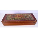 A vintage Jaques & Son boxed Ping Pong /Gossima game 10 x 53 x 20 cm