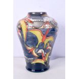 A Moorcroft vase "Flight of the Pterosaurs" 22cm.