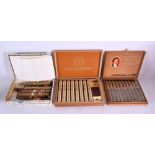 A BOX OF CORPS DIPLOMATIQUE CIGARS together with a box of assorted cigars & a box of Cortes cigars.