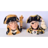 Pair of Royal Doulton Character jugs, Nelson & Napoleon 18 cm. (2).