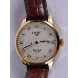 A TISSOT WRISTWATCH. 4.25 cm wide inc crown.