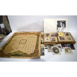 A quantity vintage photograph, an album together with a WW1 Military poster 25th Battalion of Middl