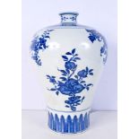 A Chinese porcelain MEIPING vase decorated with fruit trees 39 cm.