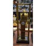 A CONTEMPORARY BIG BEN SKELETON CLOCK. 65 cm x 25 cm.