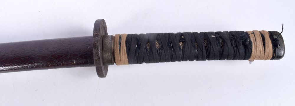 A 19th Century Samurai sword 87 cm . - Bild 3 aus 8