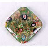 A lovely Millefiori glass pendant 5 x 5 cm