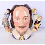 Royal Doulton Character jug William Shakespeare D6933 18 cm.