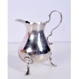 A GEORGE II SILVER CREAM JUG. London 1742. 63 grams. 9.5 cm x 7.5 cm.