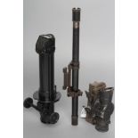 TWO RIFLE SCOPES, comprising a 1986 scope from an SA80 and a WWII period telescopic sight,