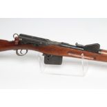 A SCHMIDT RUBIN STRAIGHT PULL RIFLE, 7.5 x 53.5 calibre, with 31" barrel (to the breech opening),