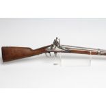A FRENCH MODEL 1822 FLINTLOCK MUSKET, the 35 1/2" barrel dated to the tang, front and rear sights,