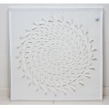 JUSTINE SMITH (b.1971), Reverse White Helix, pencil and cut paper sculpture, limited edition 4/4,