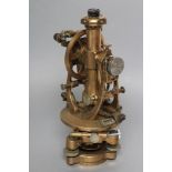 A BRASS THEODOLITE by Cooke, Troughton & Simms Ltd., York V012450, with 8" tube and silvered
