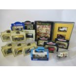 Fourteen vintage vehicles by Lledo, Days Gone and others, all items boxed E (Est. plus 21% premium