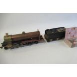 A part built 2 1/2" gauge N.E. 2-80 live steam locomotive, extra castings included, G (Est. plus 21%