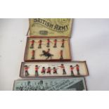 Britains Grenadier Guards, two sets with mounted officer, boxes F, figures G (Est. plus 21%