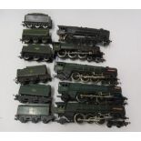 Five unboxed locomotives by Hornby including Britannia and B.R. 9F (no tender), F-P (Est. plus 21%