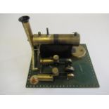 Large Bowman twin cylinder steam engine M122, some modifications and resoldering, F-P (Est. plus 21%