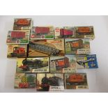 Vintage Airfix kits comprising J94 Saddle Tank, 0-4-0 Saddle Tank, Diesel Shunter, three meat