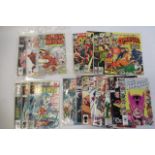 Twenty Marvel comics comprising six Iron Man comics Nos.176,185,200,217,219 and 220, The West