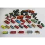 Playworn diecast vehicles by Matchbox, Dinky, Corgi and others, most items overpainted, P (Est. plus