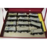 Twelve Blue Circle cement wagons, some item weathered, F (Est. plus 21% premium inc. VAT)