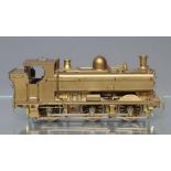 RTR brass Samhongsa Korea G.W.R. pannier tank, boxed, E-M (extra fittings and buffers included in