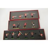 Three sets of modern issue Britains soldiers comprising 40176 Holding the Line, 114 British Set