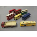 Unboxed vehicles by Dinky, Corgi, Oxford and others including bus and coach models, F-P (Est. plus