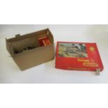 Triang R35 Train Set with 0-6-0 Jinty Tank and Goods Trucks, box AF, F, and a small quantity of