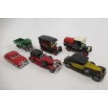 Unboxed vintage vehicles by Lledo Days Gone and Matchbox Models of Yesteryear including cars,