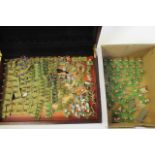30mm War Game soldiers, Persians Bowmen and Roman soldiers, well painted on grass base (Est. plus