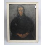 GERARD HORDIJK (Dutch 1899-1958), Portrait of an Elderly Lady, half length, signed, 32" x 24",