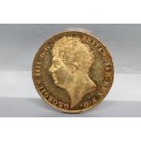 A GEORGE IV LAUREATE HEAD GOLD œ2, plain edge with raised lettering "Decus Et Tutamen. Anno Regui