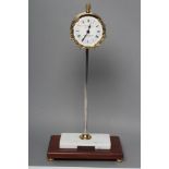 A T. W. BAZELEY RACK CLOCK, limited edition 205/2000, the drum movement with 4" white enamel dial